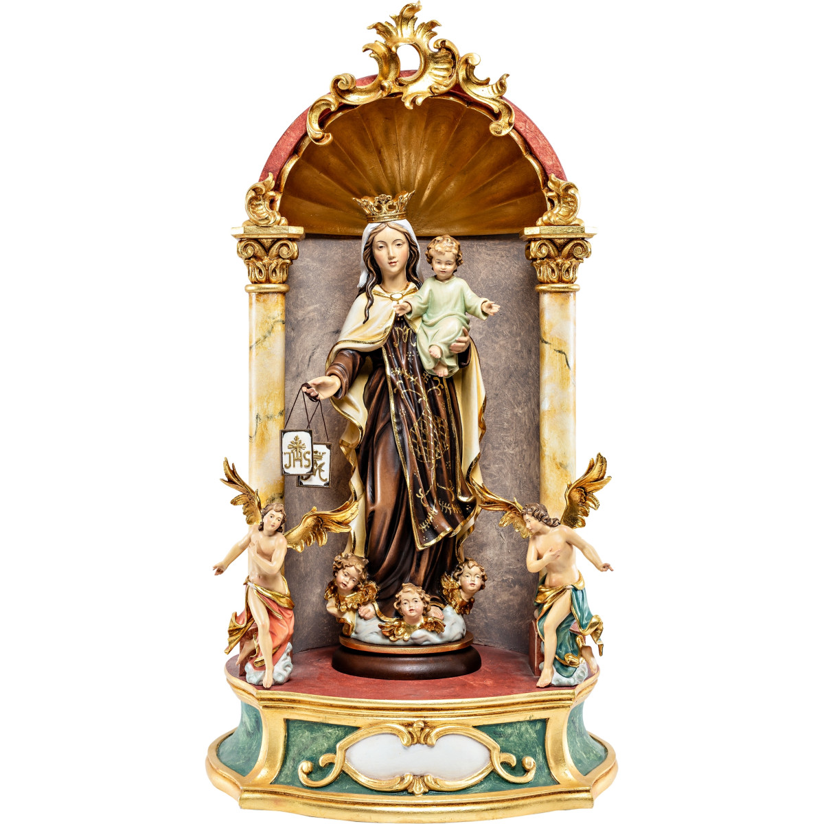 Virgen del Carmen - Altar casero barroco